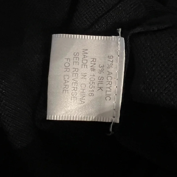 Thom Smith Atelier XXI Black Pant Stretch Wide Leg Side Zip Medium - Picture 4 of 9